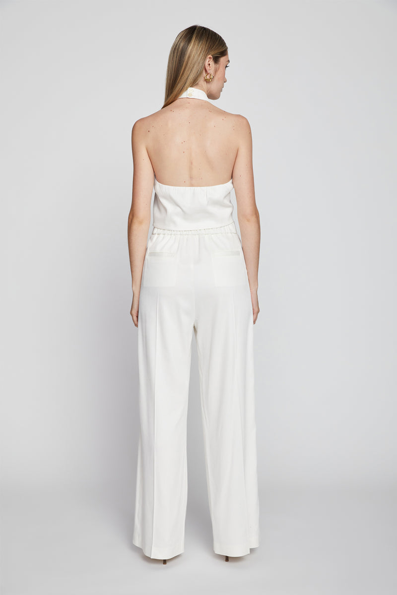 Bailey 44 Cleo Twill Pants in Creme-back