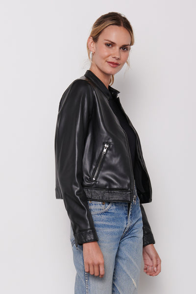 Bailey 44 Phoenix Vegan Leather Jacket in Black - Bailey/44