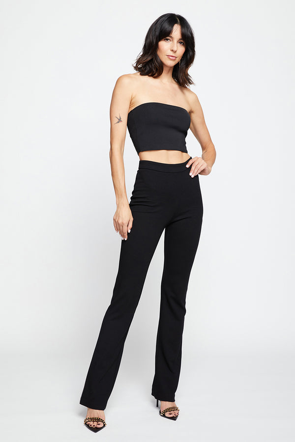 Bailey 44 Paige Knit Trouser in Black-front