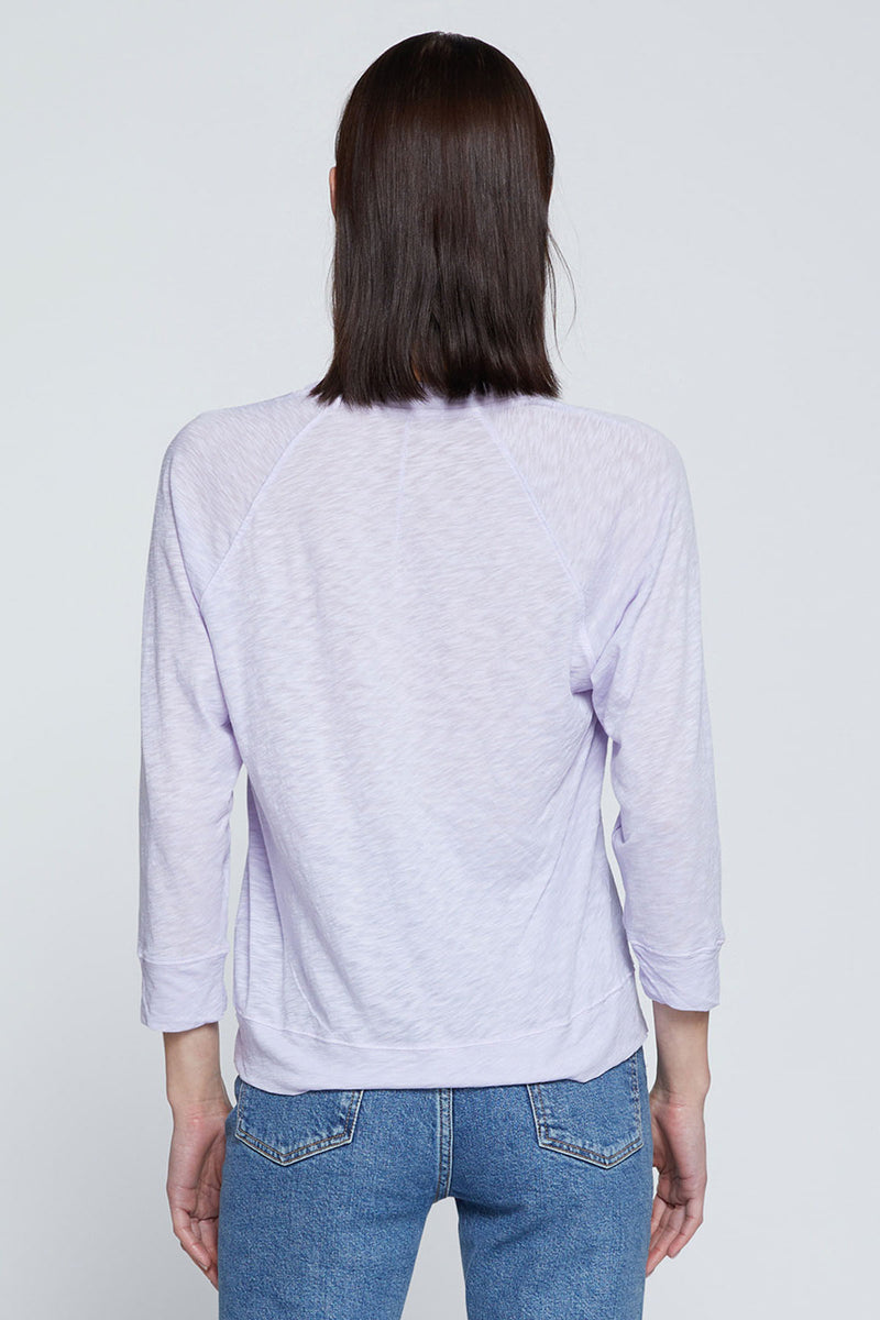 Stateside Supima Slub Sweatshirt Tee in Wisteria