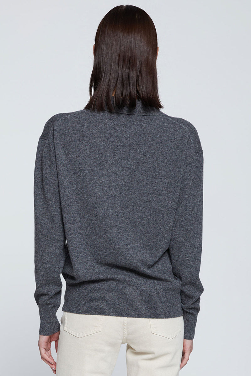 Stateside Johnny Collar Sweater-back view