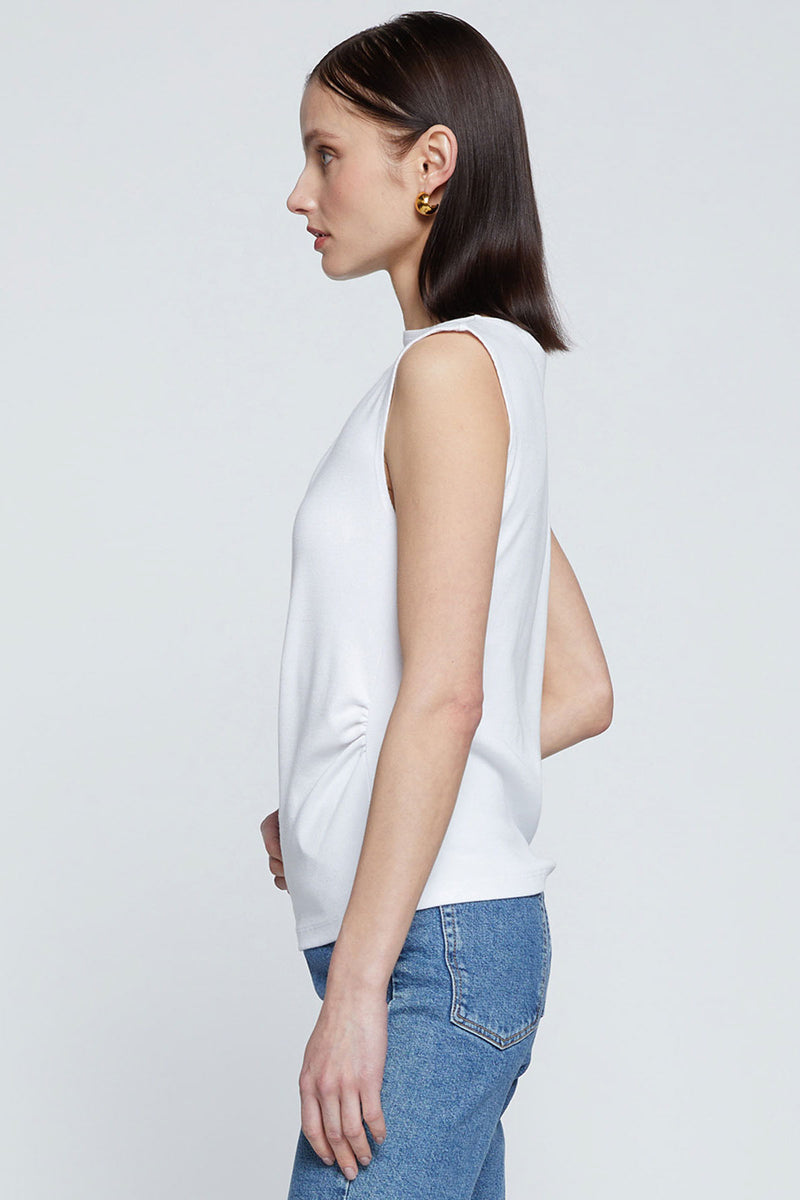 Stateside Luxe 2x1 Rib Asymmetric Tank-side view