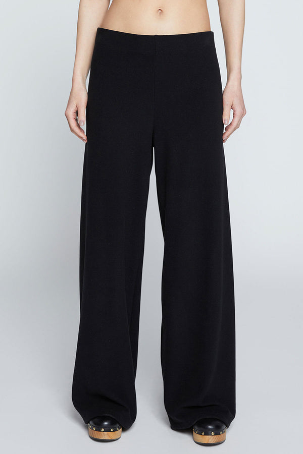 Stateside Honeyluxe Flatback Rib Pant-close up