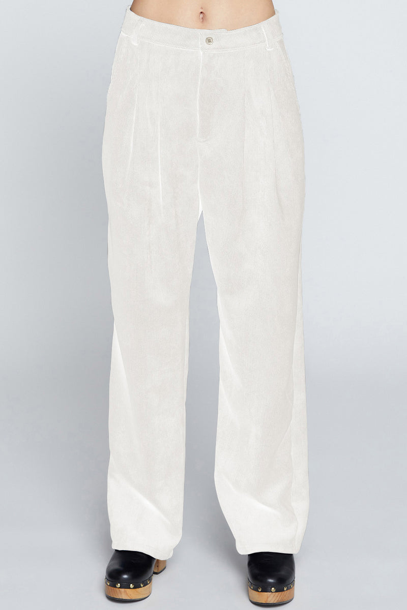 Stateside Schoolboy Cord Pant-front view