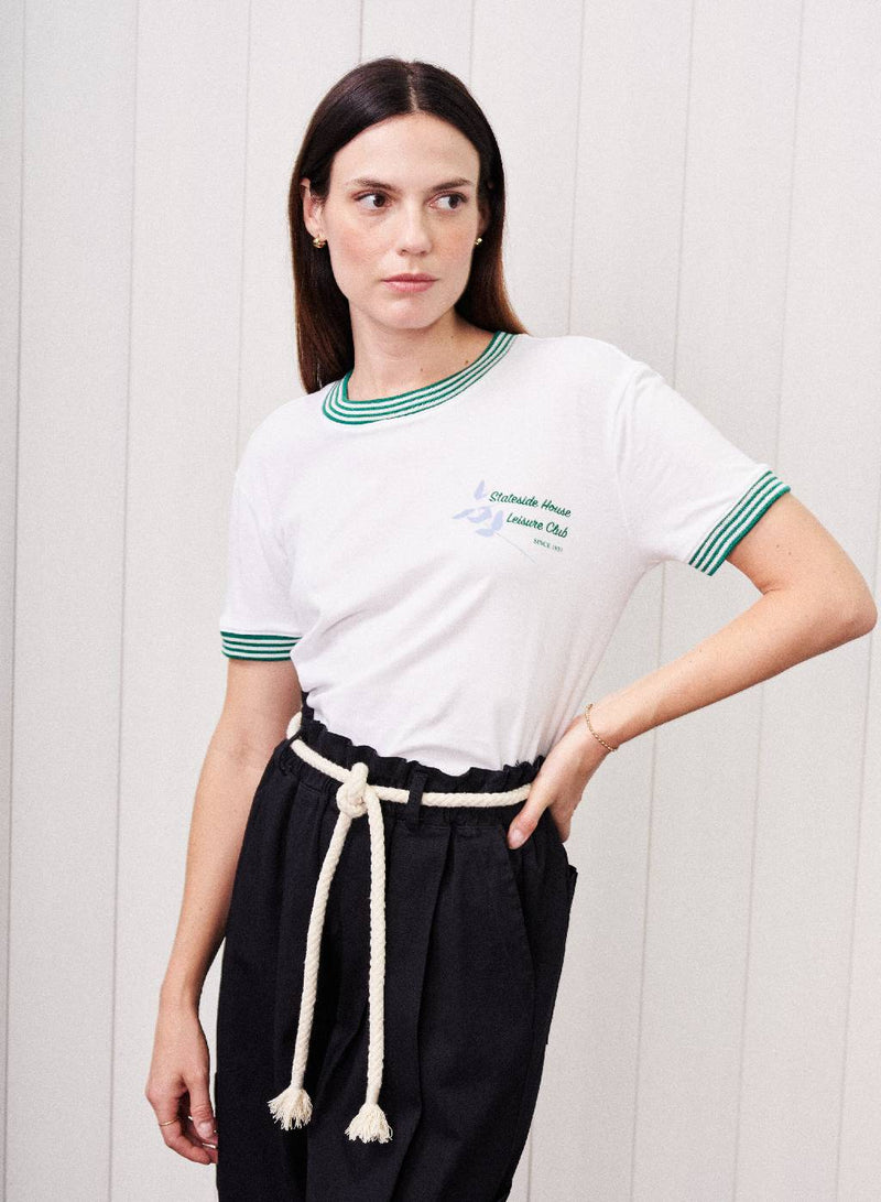 Cava Twill Paperbag Utility Pant in New Navy