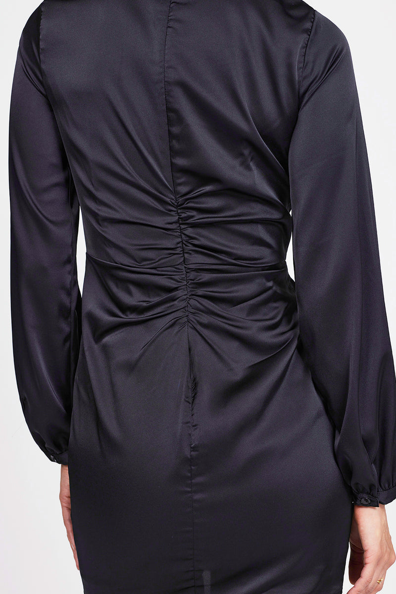 Bailey 44 Cobie Dress In Black - back close up