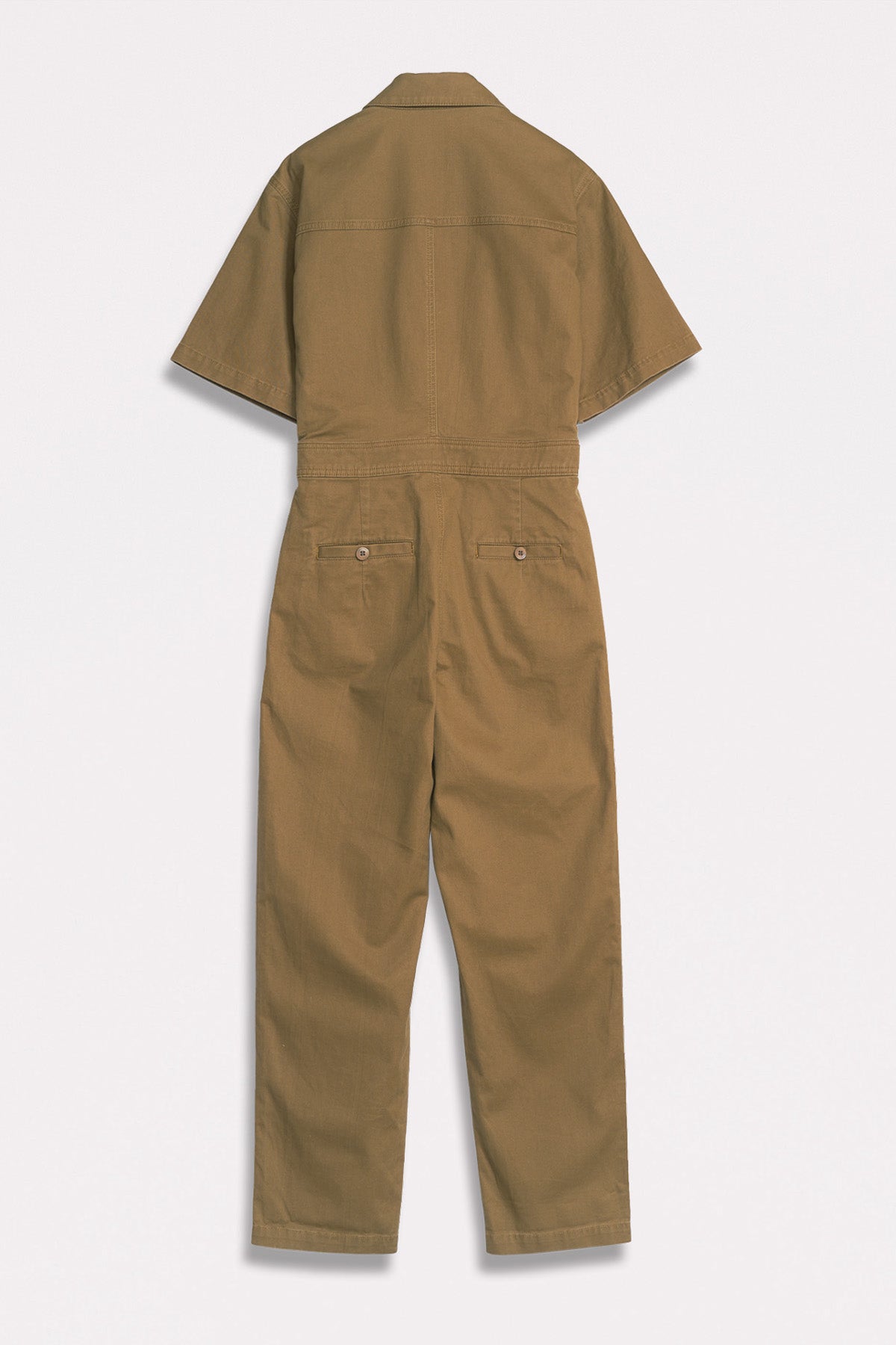 DSTLD Women's Utility Jumpsuit in Ermine | Bailey/44