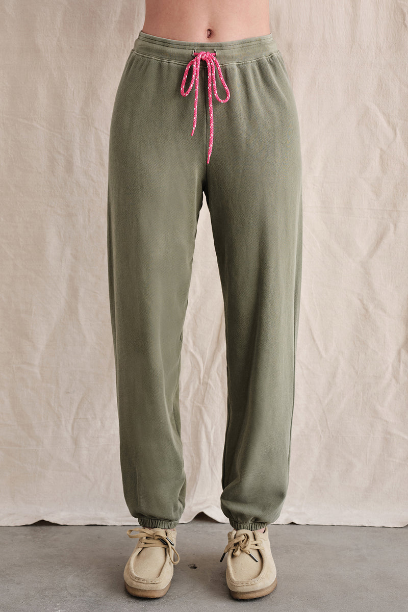 Sundry Jogger With Cord In Pigment Cypress-front