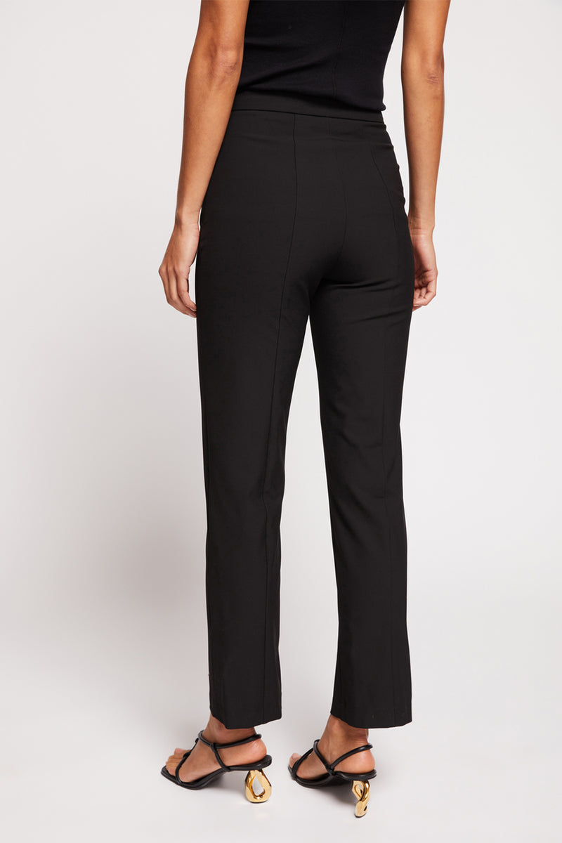 Bailey 44 Raya Pant In Black - back view with center seam detail