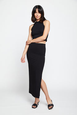 Alegra Skirt In Black-front