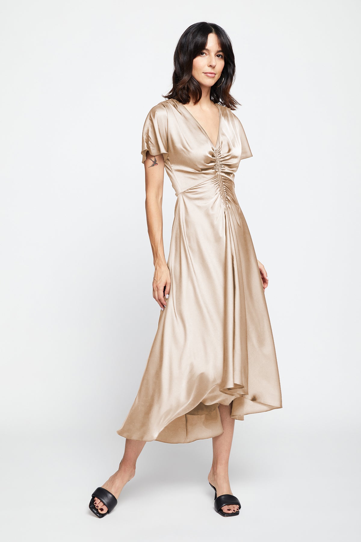 Bailey 44 Lori Dress In Champagne | Bailey/44