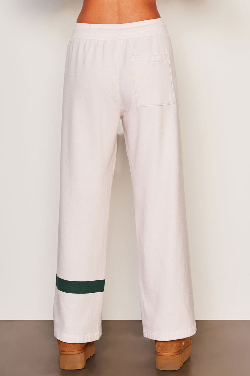 Sundry Stripes Easy Lounge Pant in Oyster-back view