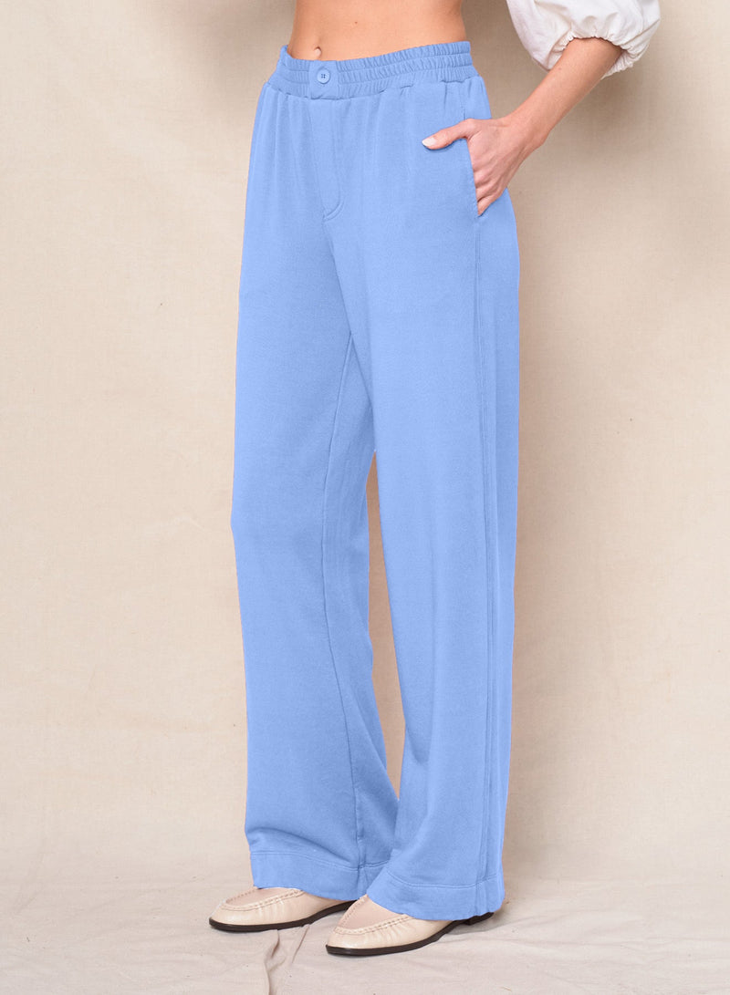 Softest Fleece Trouser in Blue Topaz