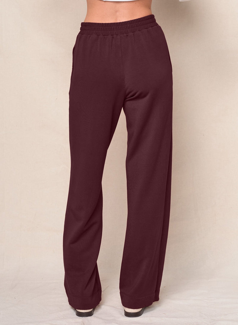 Softest Fleece Trouser in Cabernet