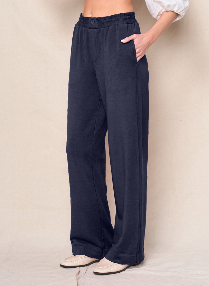 Softest Fleece Trouser in New Navy