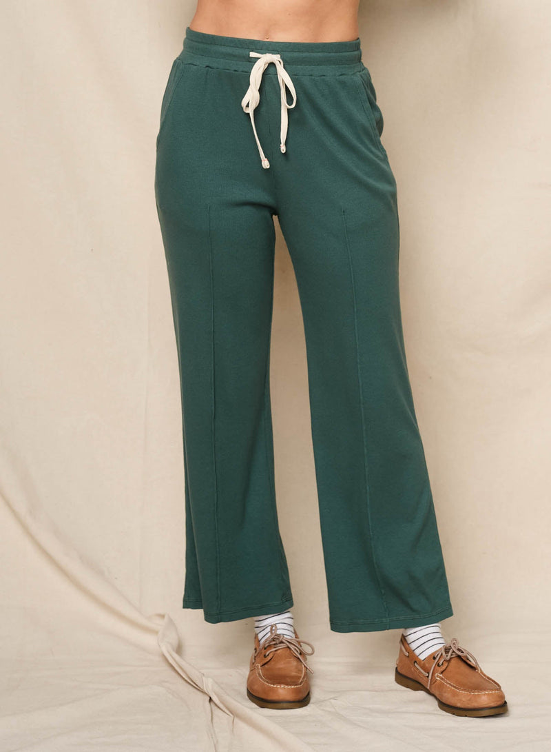 Sundry Pin Tuck Lounge Pant in Rainforest