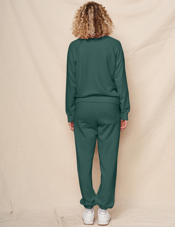 Sundry Raglan Sweatshirt in Rainforest