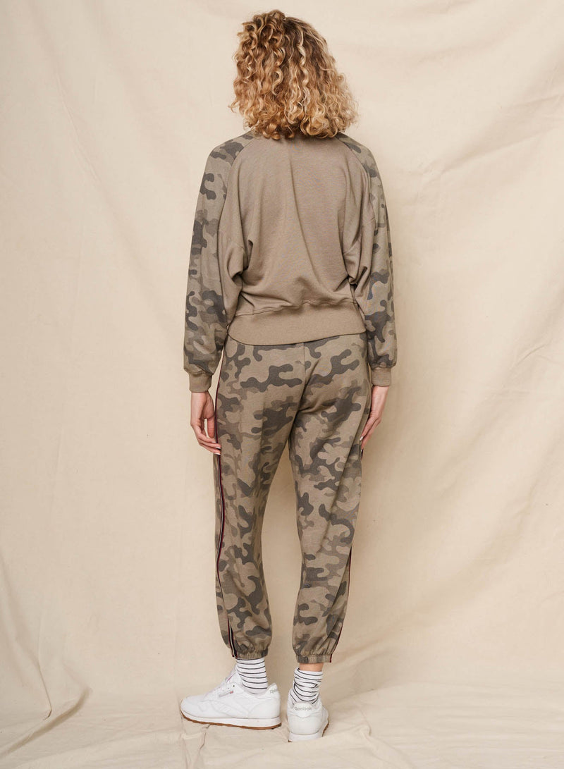 Sundry Golden Hour Dolman Sweatshirt in Fern