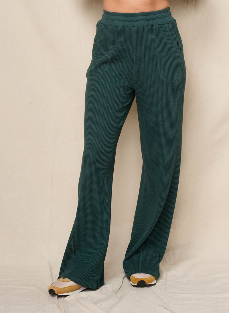 Sundry Flare Lounge Pant in Rainforest