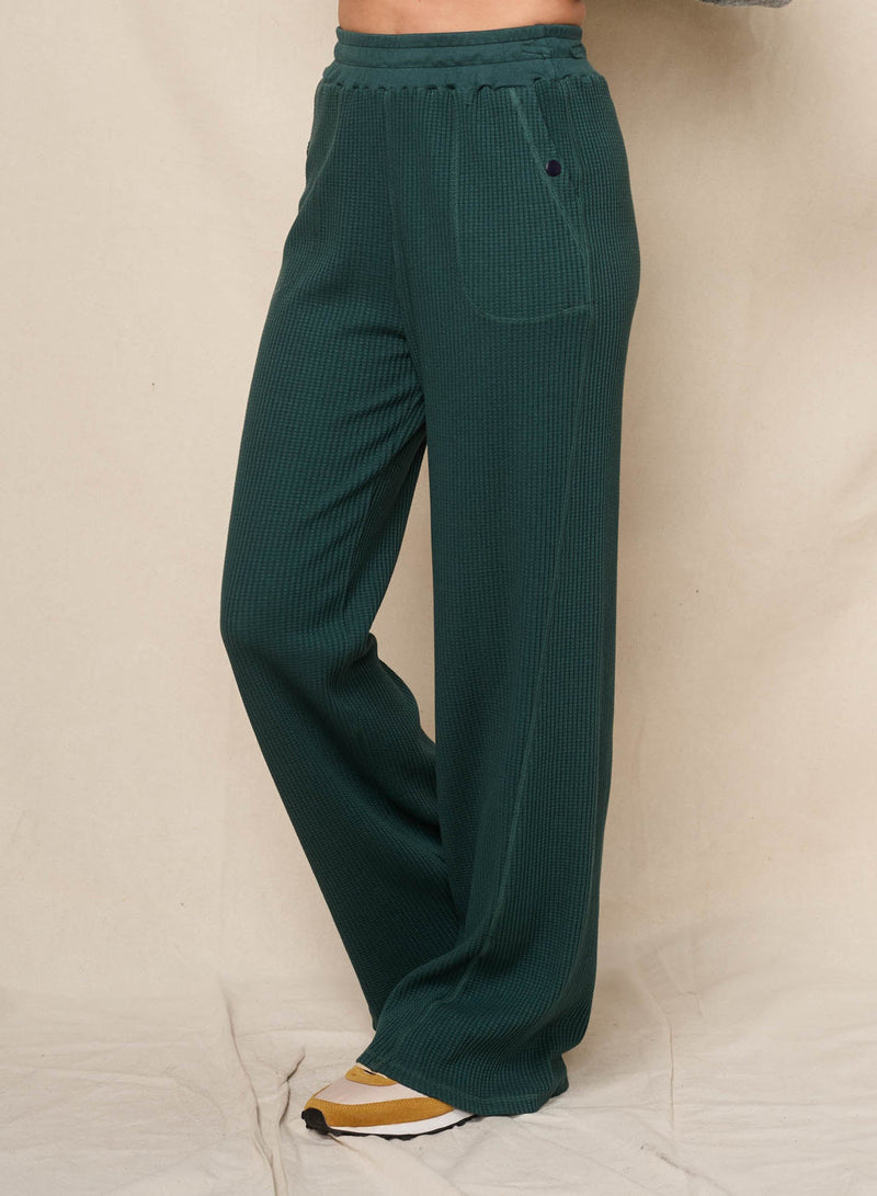 Sundry Flare Lounge Pant in Rainforest