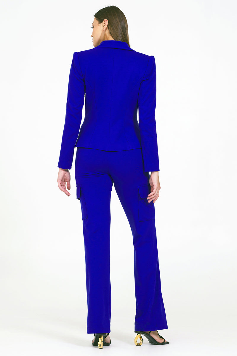 Bailey 44 Olympia Ponte Jacket in Cobalt-back