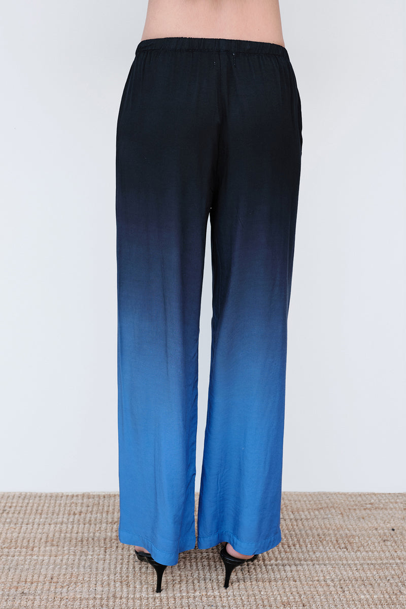 Sundry Pull-on Straight Pant in Midnight Ombre