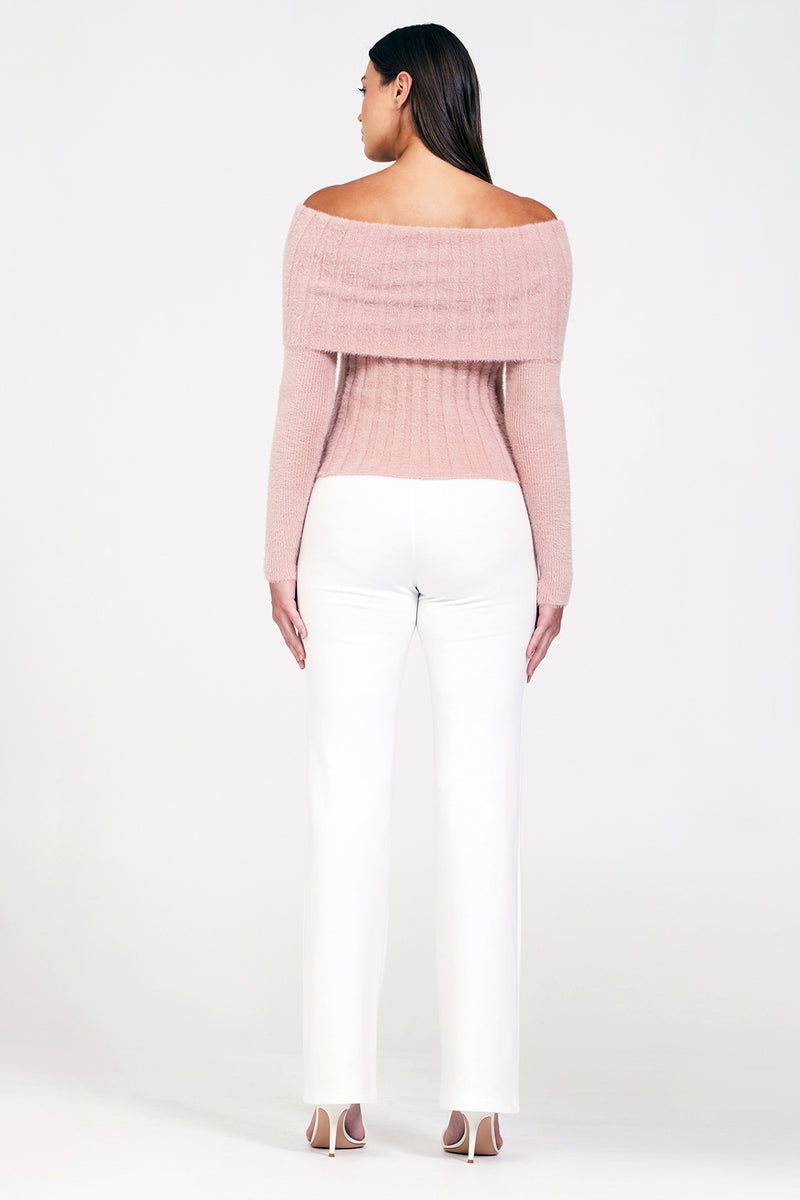 Bailey 44 Tores Sweater Top in Blush-back