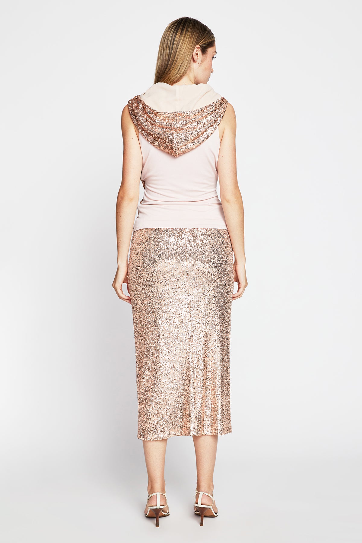 Bailey 44 Niva Sequin Skirt in Gold S