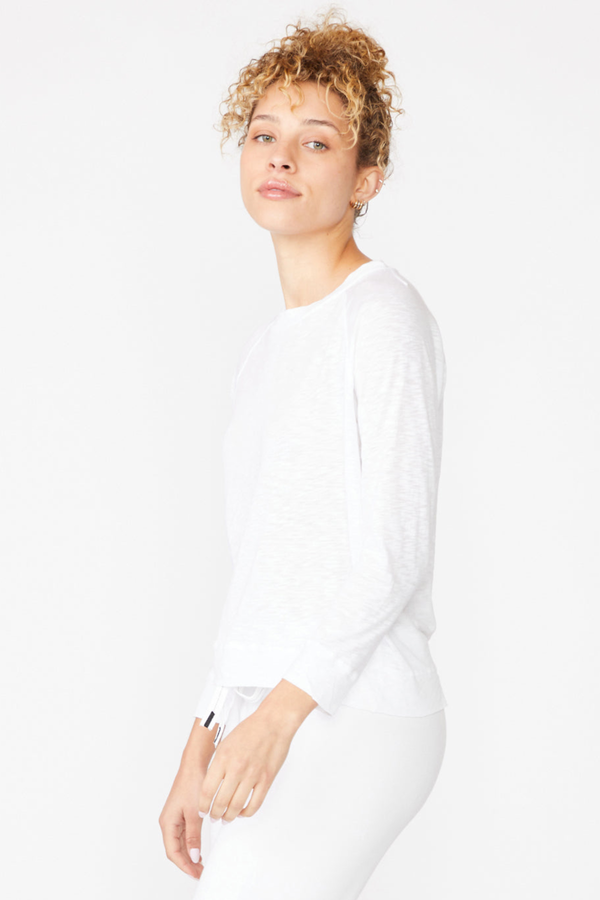 Supima Slub Jersey Sweatshirt Tee-side view