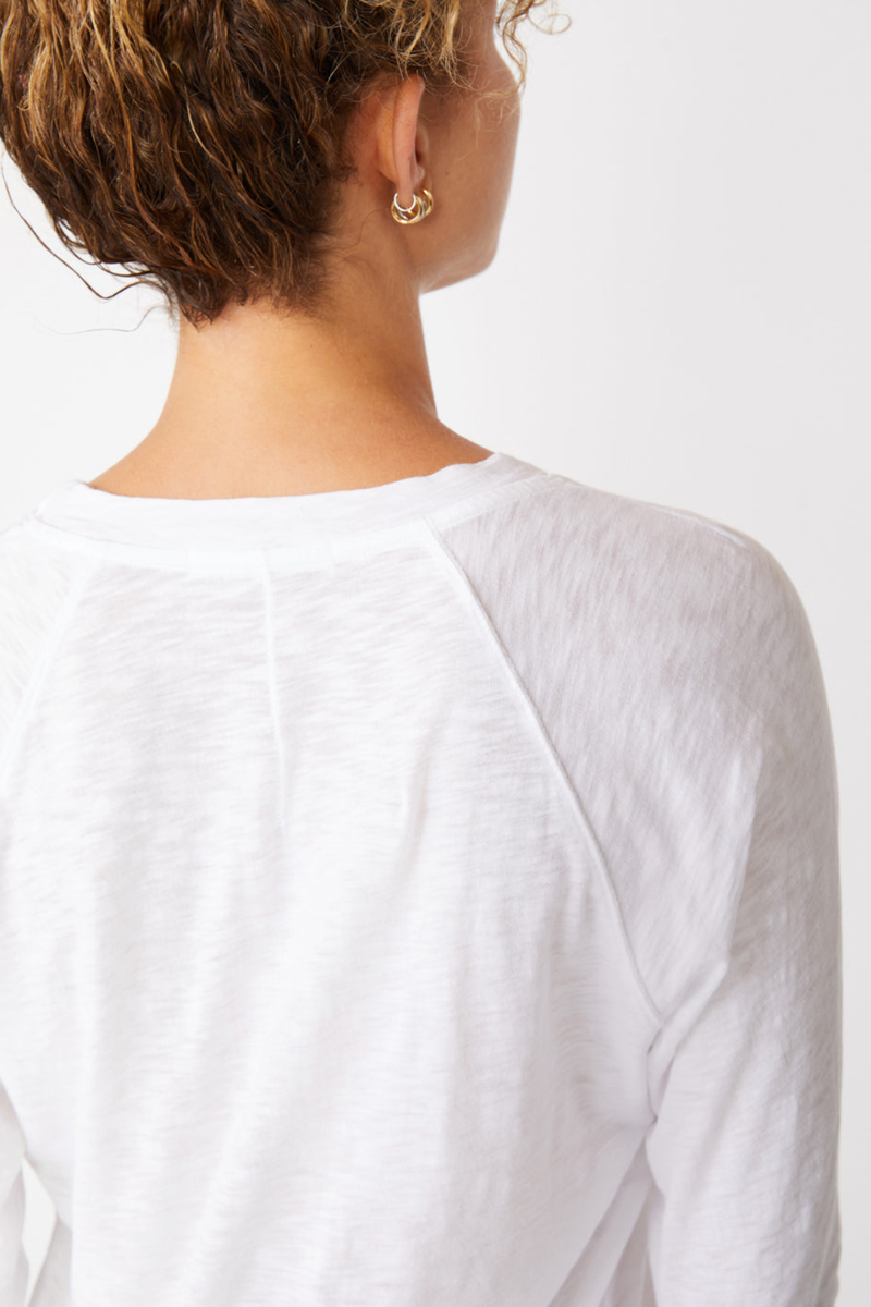 Supima Slub Jersey Sweatshirt Tee-close up back view