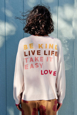 Sundry Be Kind Crew Neck-verbiage