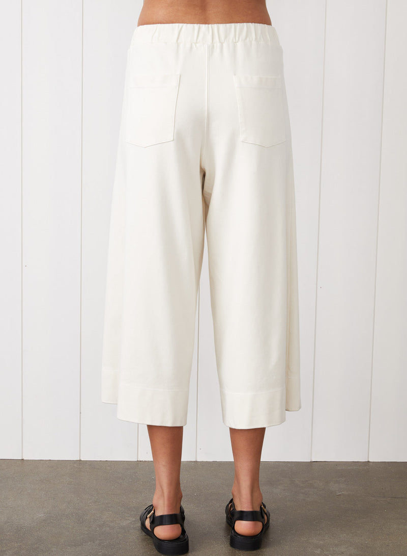 Ponte Culotte in Cream - back view