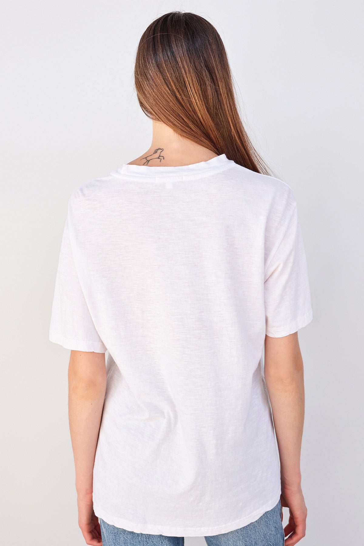 Bailey Boxy Top - Navy/Cream