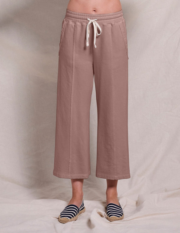 Sundry Raw Seamed Lounge Pant in Taupe
