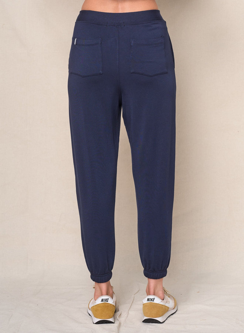Softest Fleece Sweatpants With Pockets in New Navy