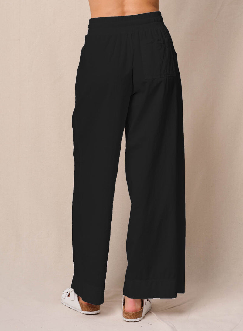 Voile Trouser in Black