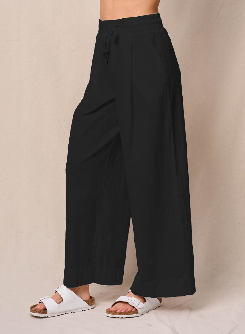 Voile Trouser in Black
