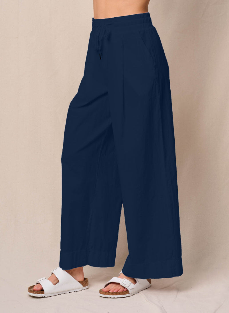 Voile Trouser in New Navy