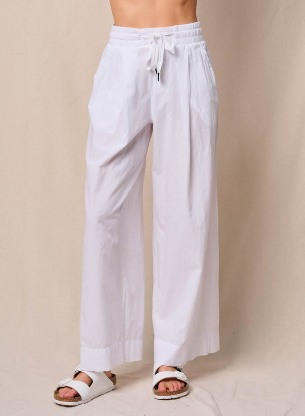 Voile Trouser in White