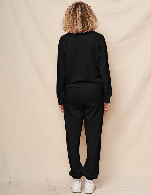 Sundry Raglan Sweatshirt in Black