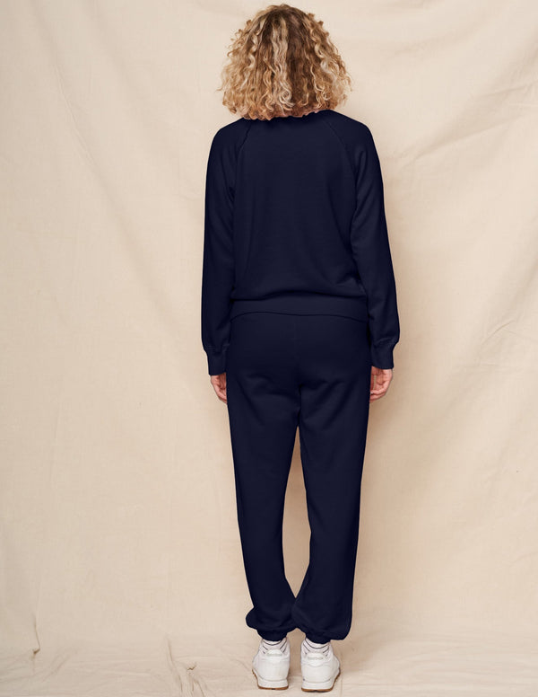 Sundry Raglan Sweatshirt in Deep Navy