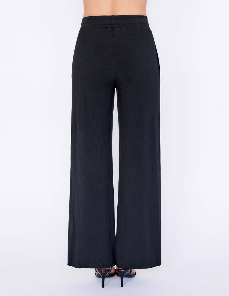 Sundry Wide Leg Pant in Black