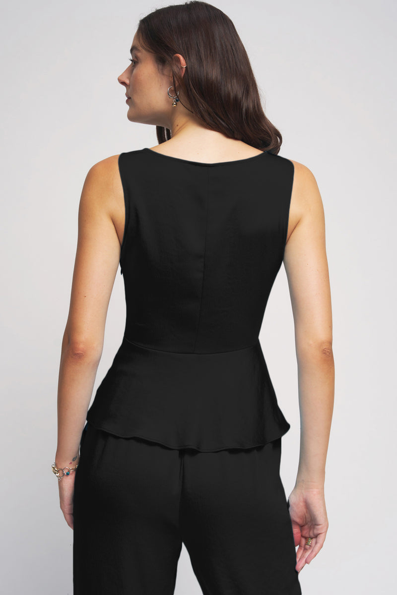Bailey 44 Thurid Top in Black - back