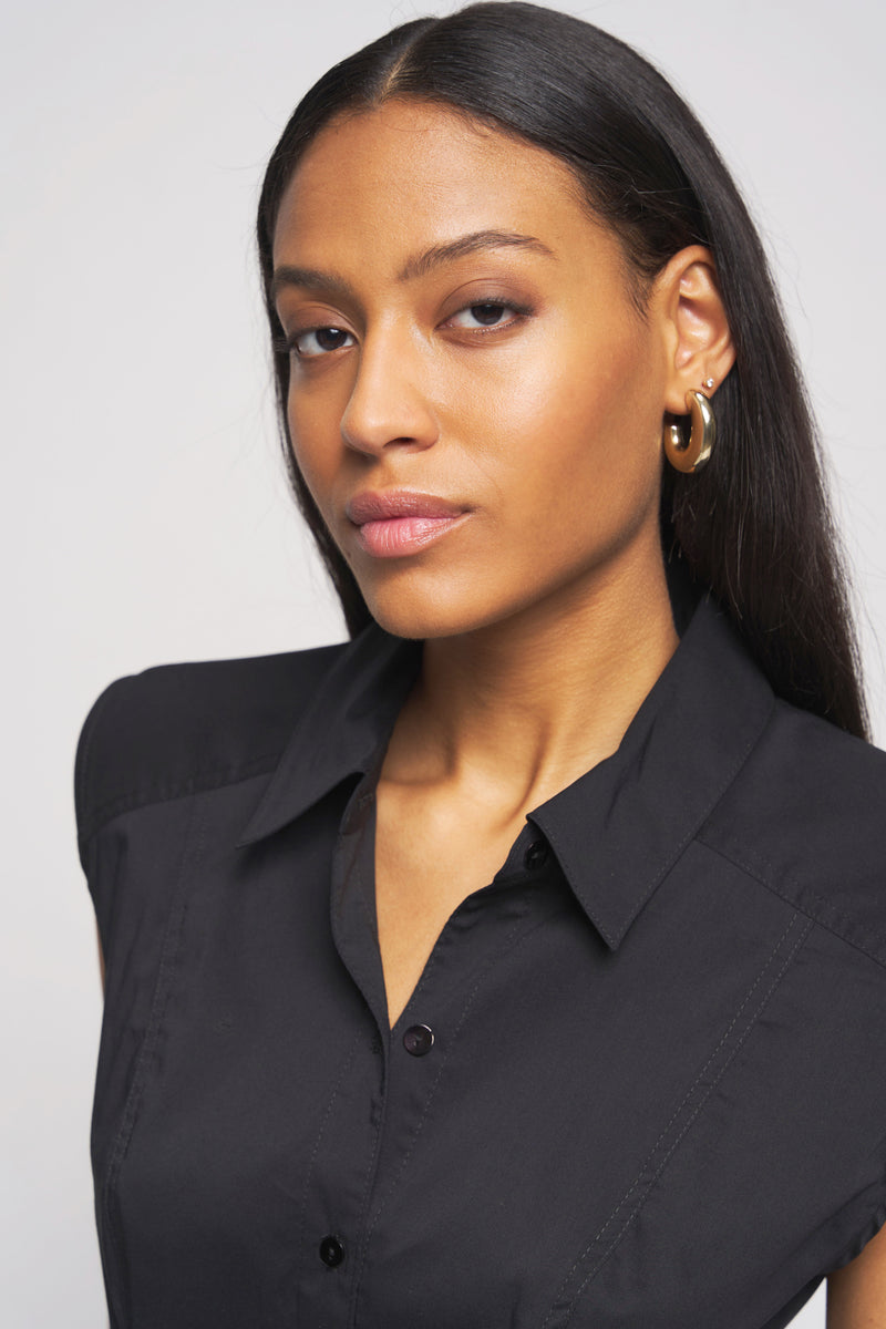 Bailey 44 Rehema Top in Black - Front Close