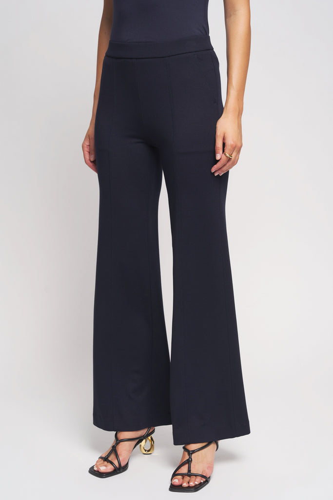 The Drop Women's Orchid Wide Leg Satin Pant by @tenickab