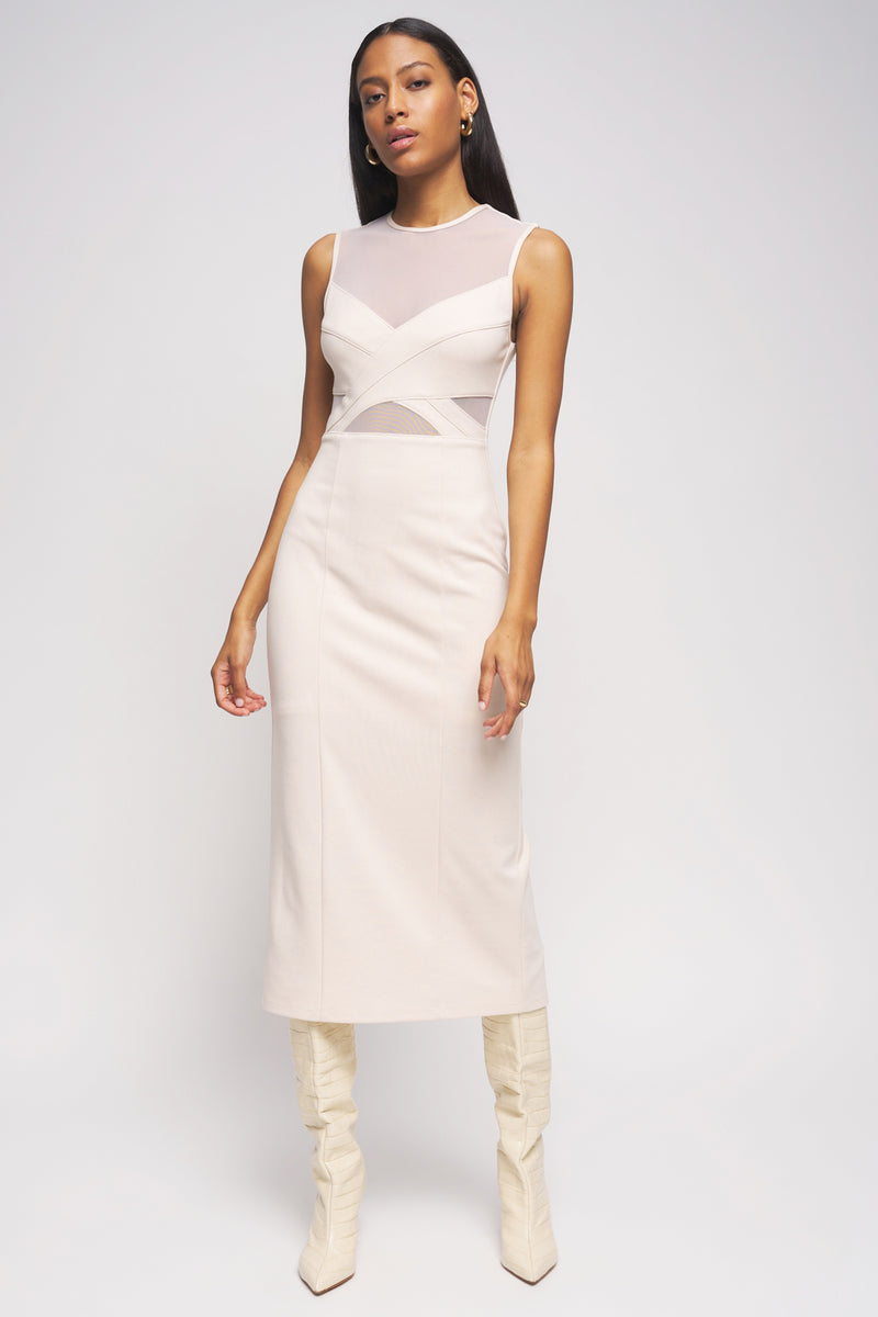 Bailey 44 Amelie Dress in Tapioca - front