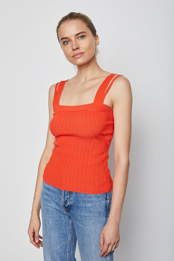 Ren Top in Orange Punch.