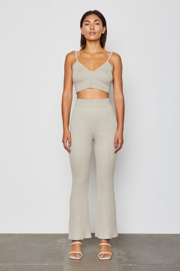 Arlette Sweater Pant in Linen.