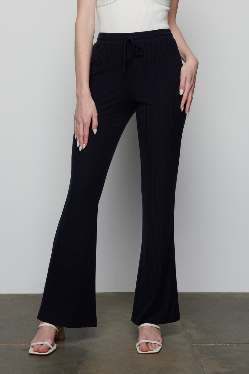 Nancie Pant in Midnight Blue - front close up