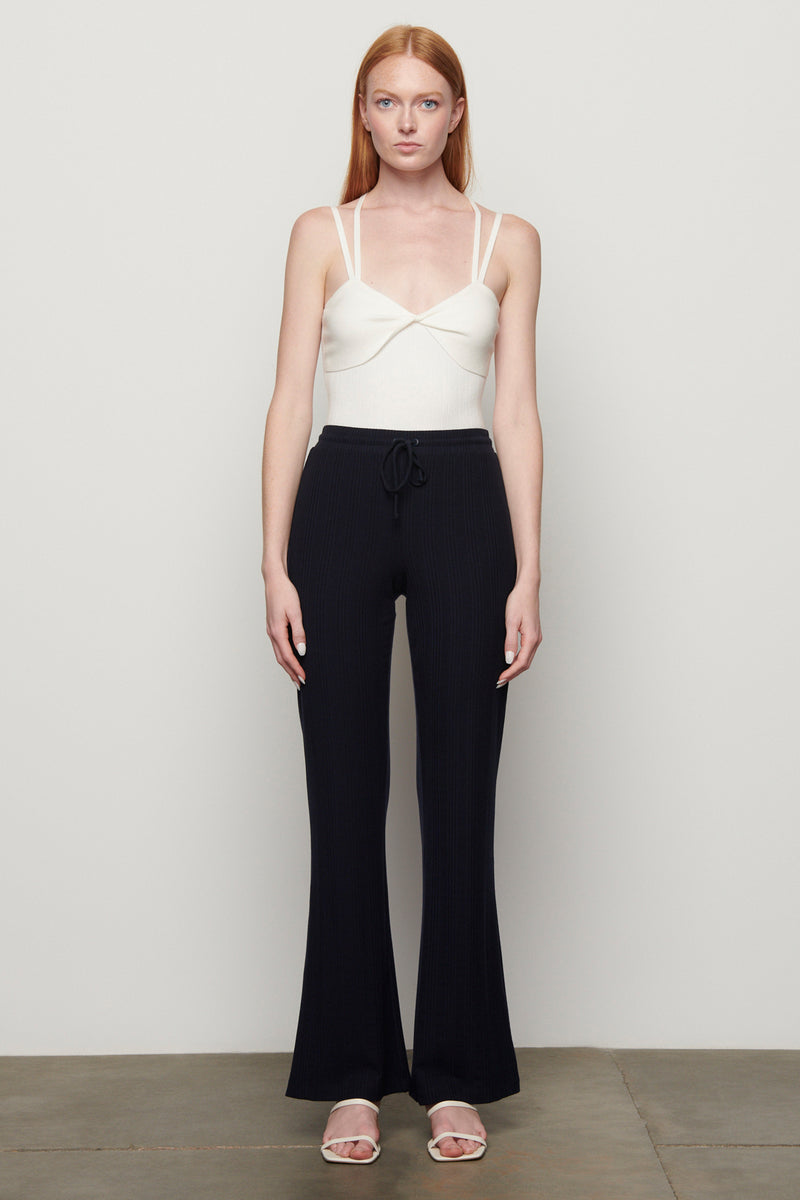 Nancie Pant in Midnight Blue - front view straight
